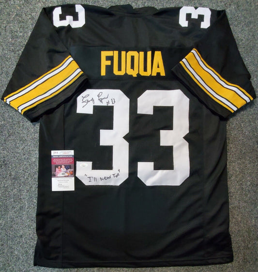 MVP Authentics Pittsburgh Steelers John "Frenchy" Fuqua Autographed Signed Insc Jersey Jsa Coa 90 sports jersey framing , jersey framing