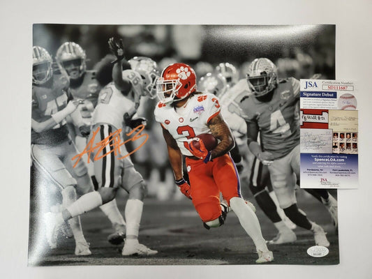 MVP Authentics Clemson Tigers Amari Rodgers Autographed Signed 11X14 Photo Jsa  Coa 71.10 sports jersey framing , jersey framing