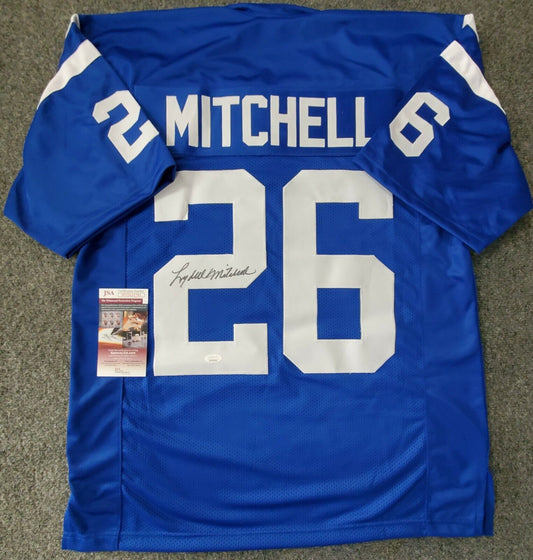 MVP Authentics Baltimore Colts Lydell Mitchell Autographed Signed Jersey Jsa Coa 90 sports jersey framing , jersey framing