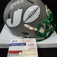 MVP Authentics N.Y. Jets Alijah Vera-Tucker Autographed Signed Amp Mini Helmet Jsa Coa 134.10 sports jersey framing , jersey framing