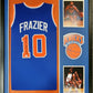 MVP Authentics Framed New York Knicks Autographed Signed Walt Frazier Jersey Jsa Coa 450 sports jersey framing , jersey framing