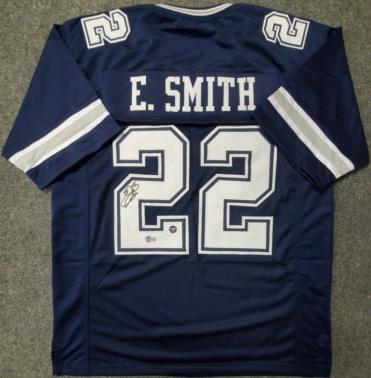 MVP Authentics DALLAS COWBOYS EMMITT SMITH AUTOGRAPHED SIGNED JERSEY BECKETT HOLO 251.10 sports jersey framing , jersey framing